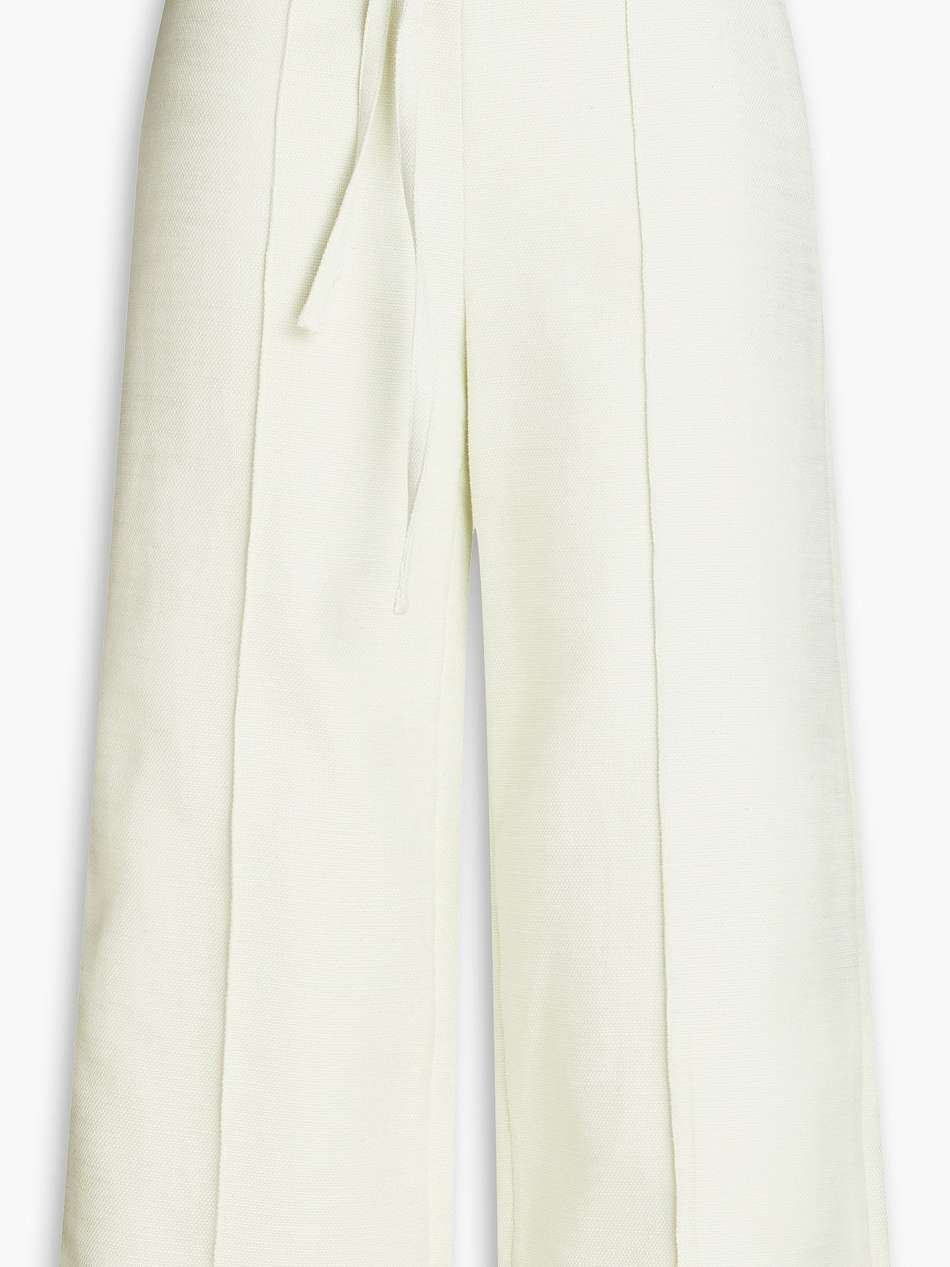 cotton and linen-blend culottes