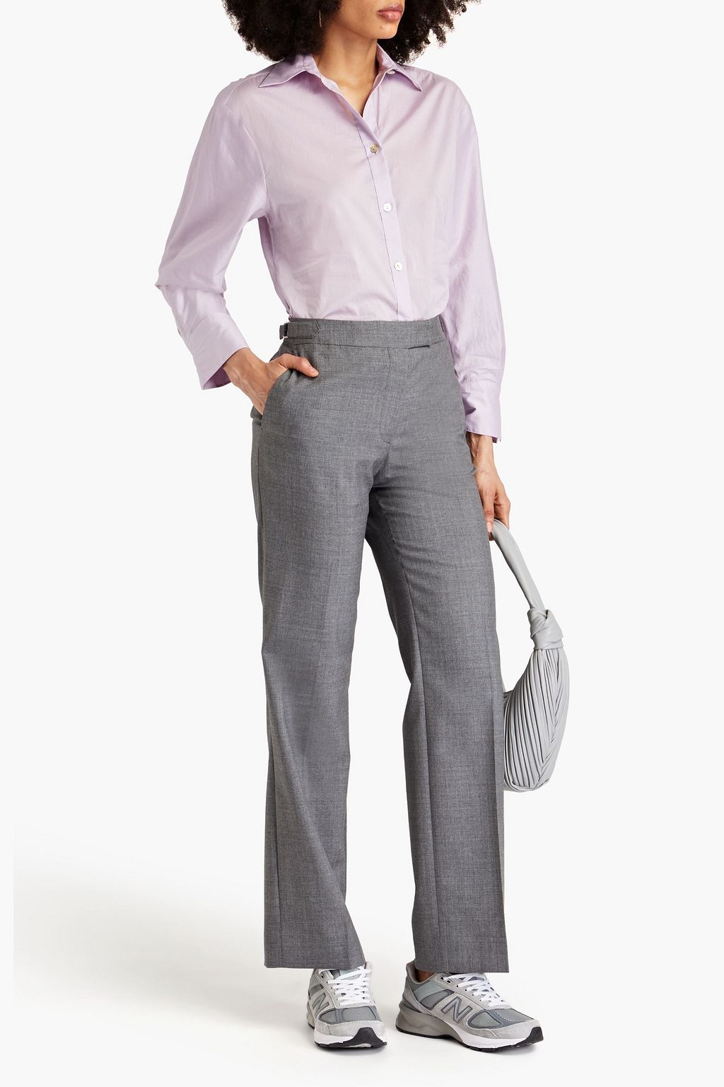 VINCE. Cotton-poplin shirt