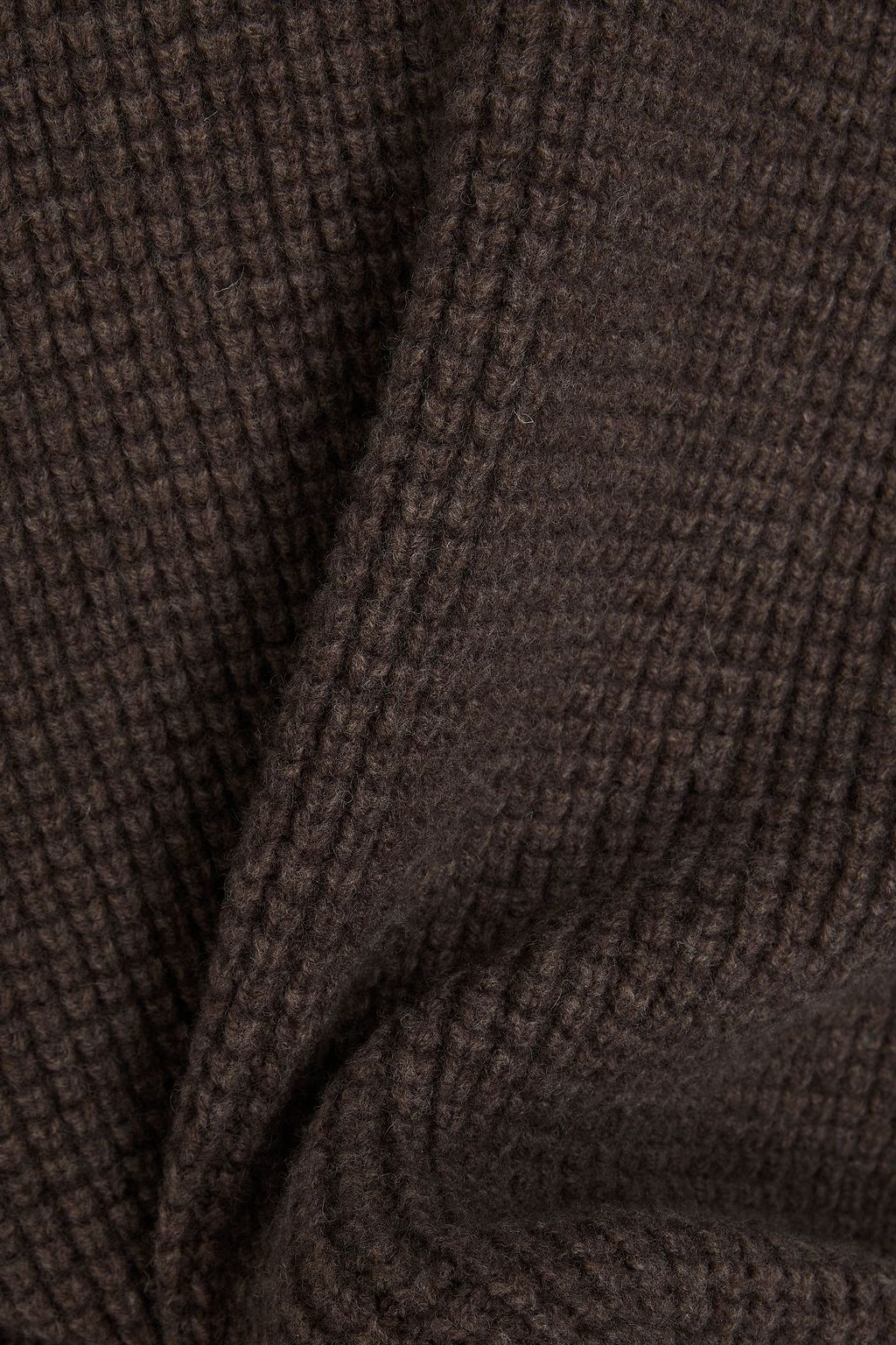 FRAME Waffle-knit wool sweater