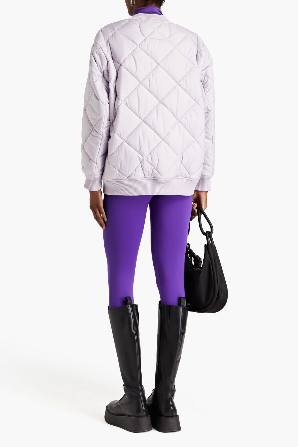 STAND STUDIO SPRING QUILTED SHELL BOMBER JACKET