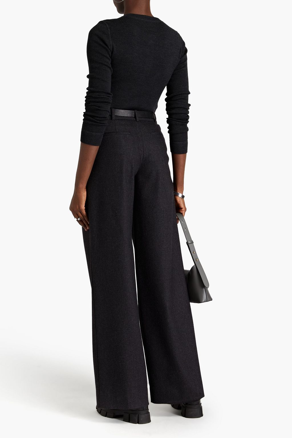 BRUNELLO CUCINELLI Ribbed wool and cashmere-blend sweater