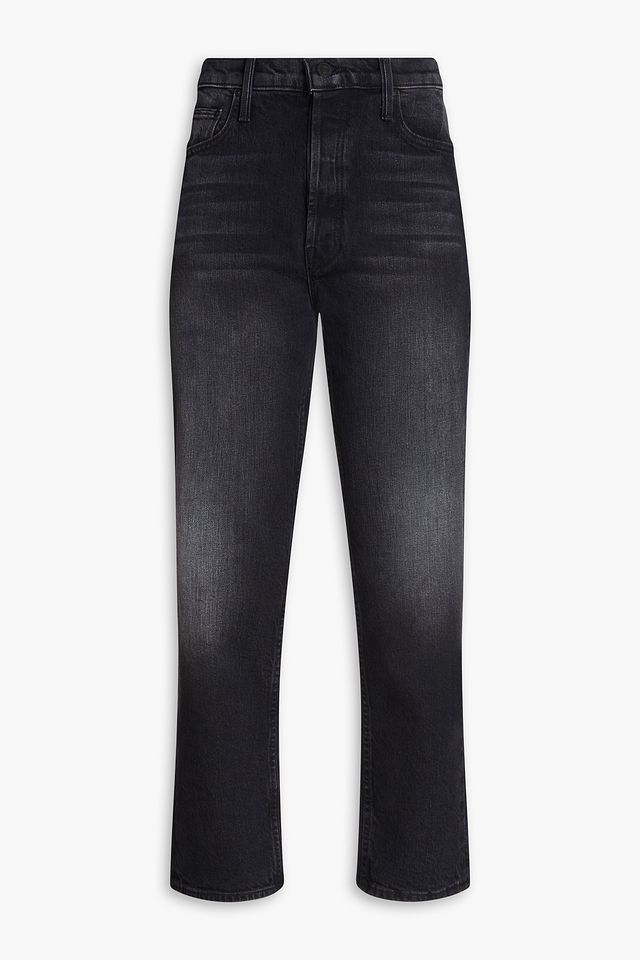 Tomcat faded mid-rise straight-leg jeans