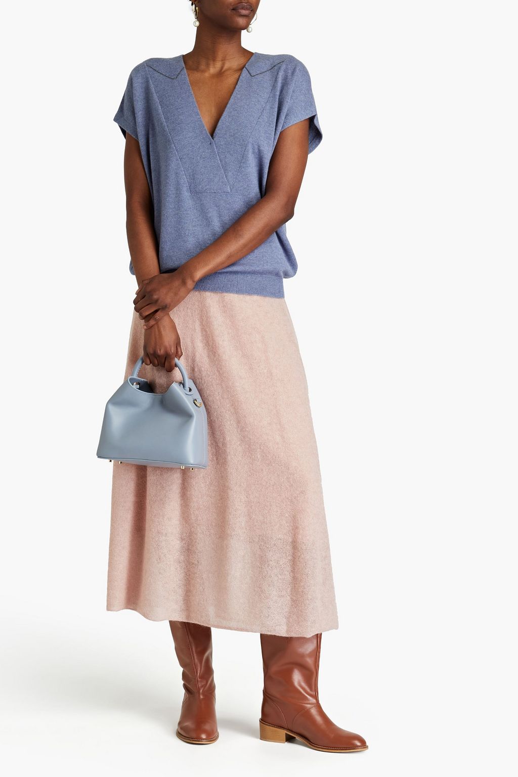 BRUNELLO CUCINELLI Bead-embellished cashmere sweater