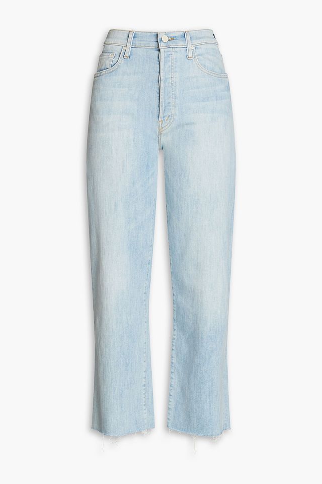 The Rambler faded high-rise straight-leg jeans