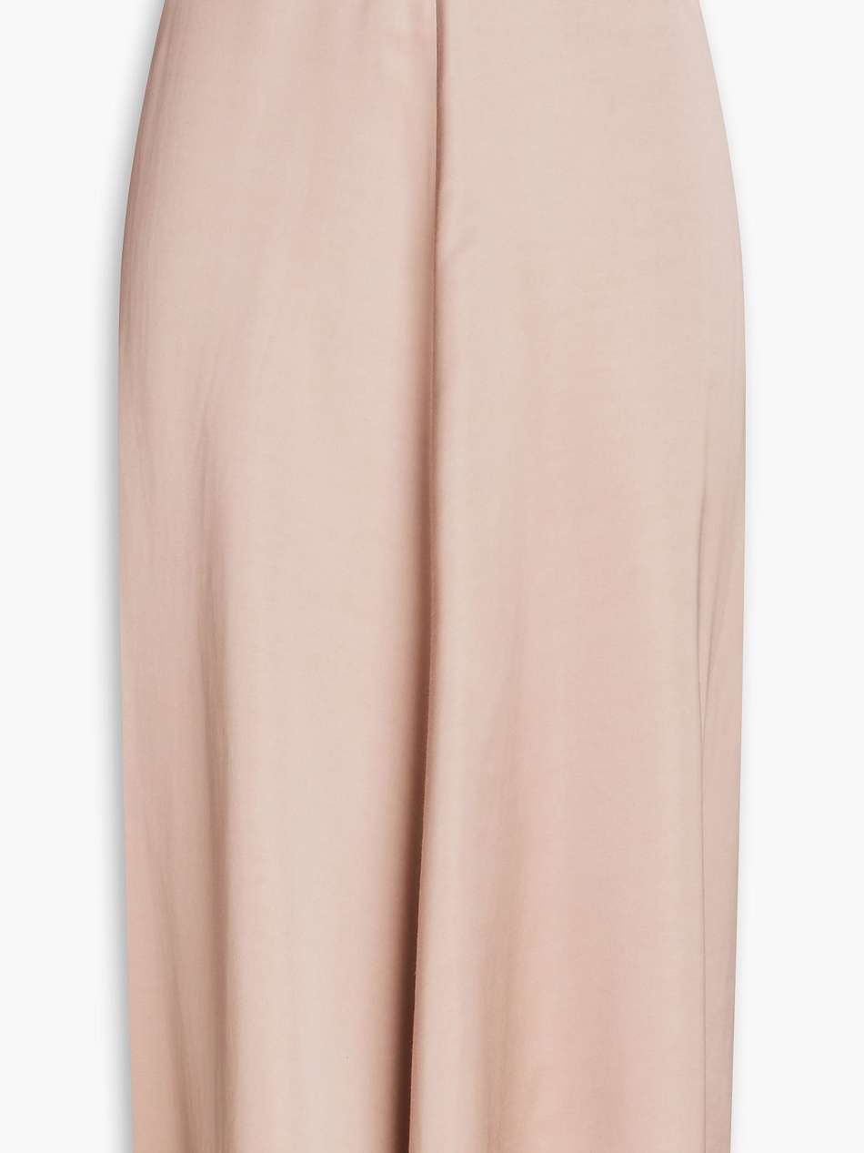 satin midi skirt