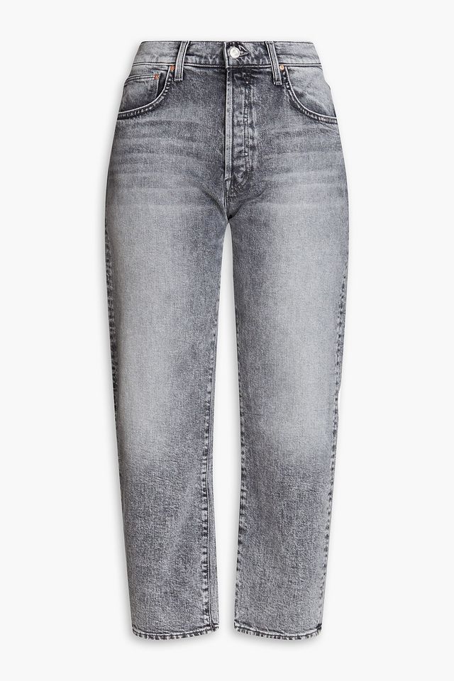 The Ditcher cropped high-rise tapered jeans
