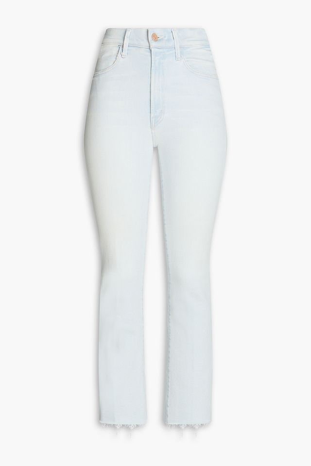 The Hustler faded high-rise bootcut jeans