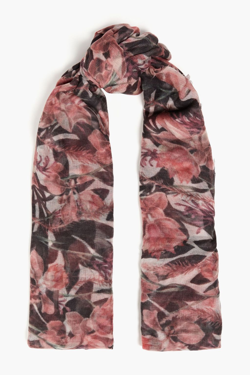 Floral shop cashmere scarf