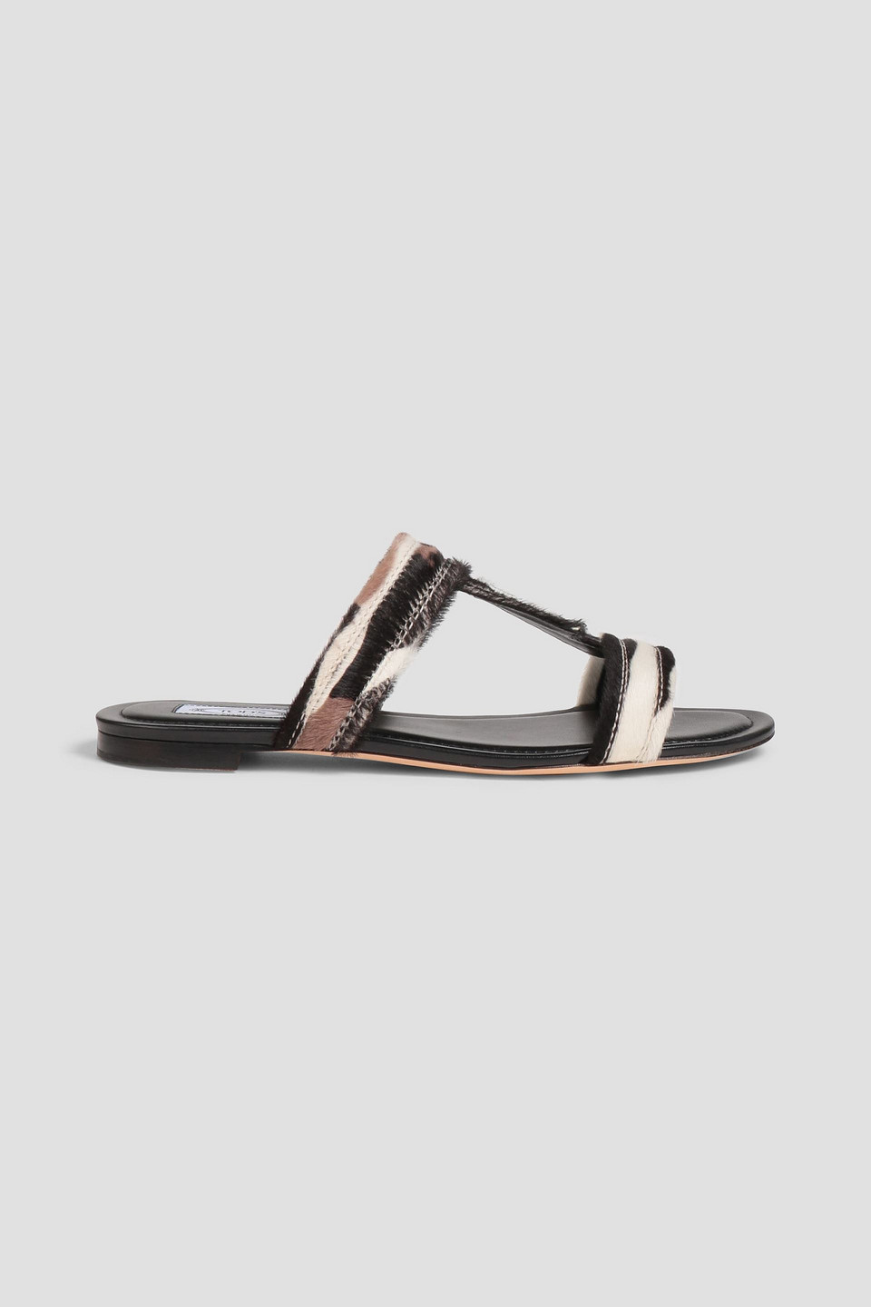 Tod's Sandalen Aus Kalbshaar Mit Print In White