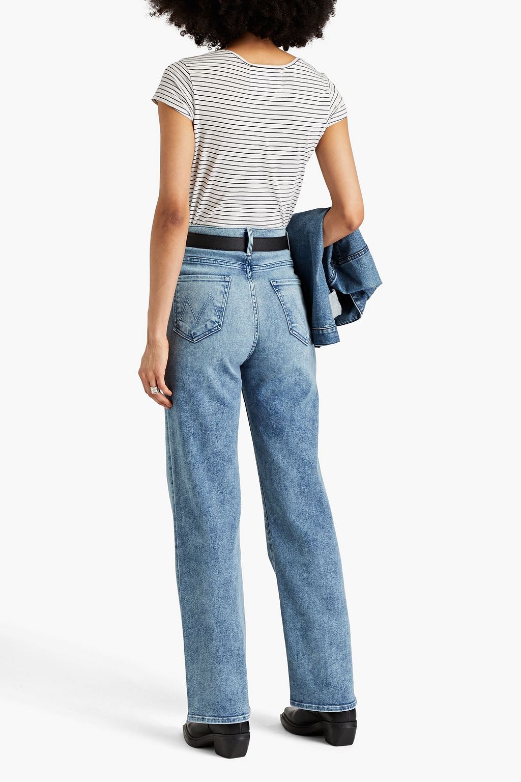 MOTHER Tunnel Vision high-rise straight-leg jeans