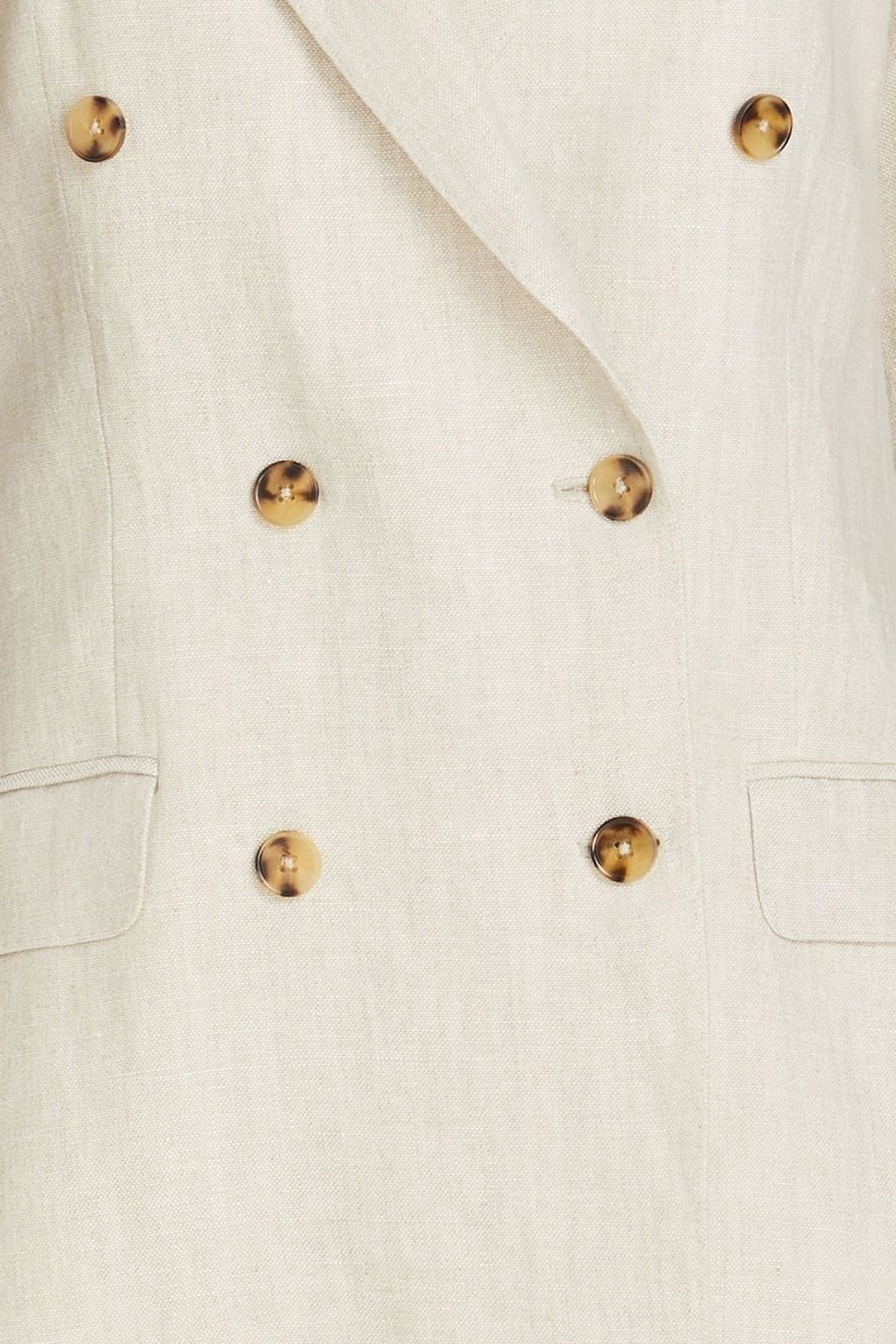 OFFICINE GÉNÉRALE Manon double-breasted linen blazer