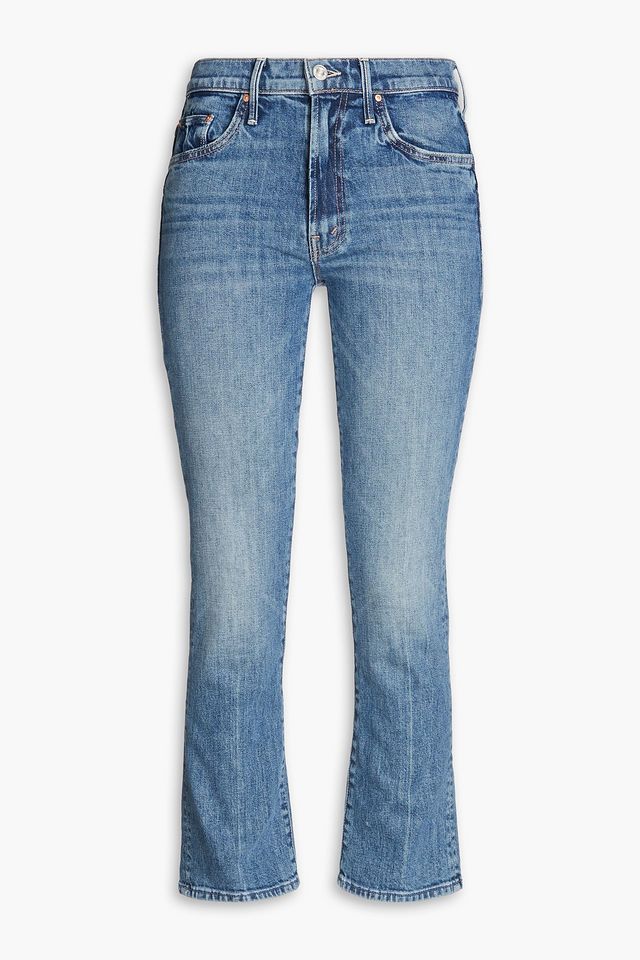Insider Ankle cropped high-rise bootcut jeans