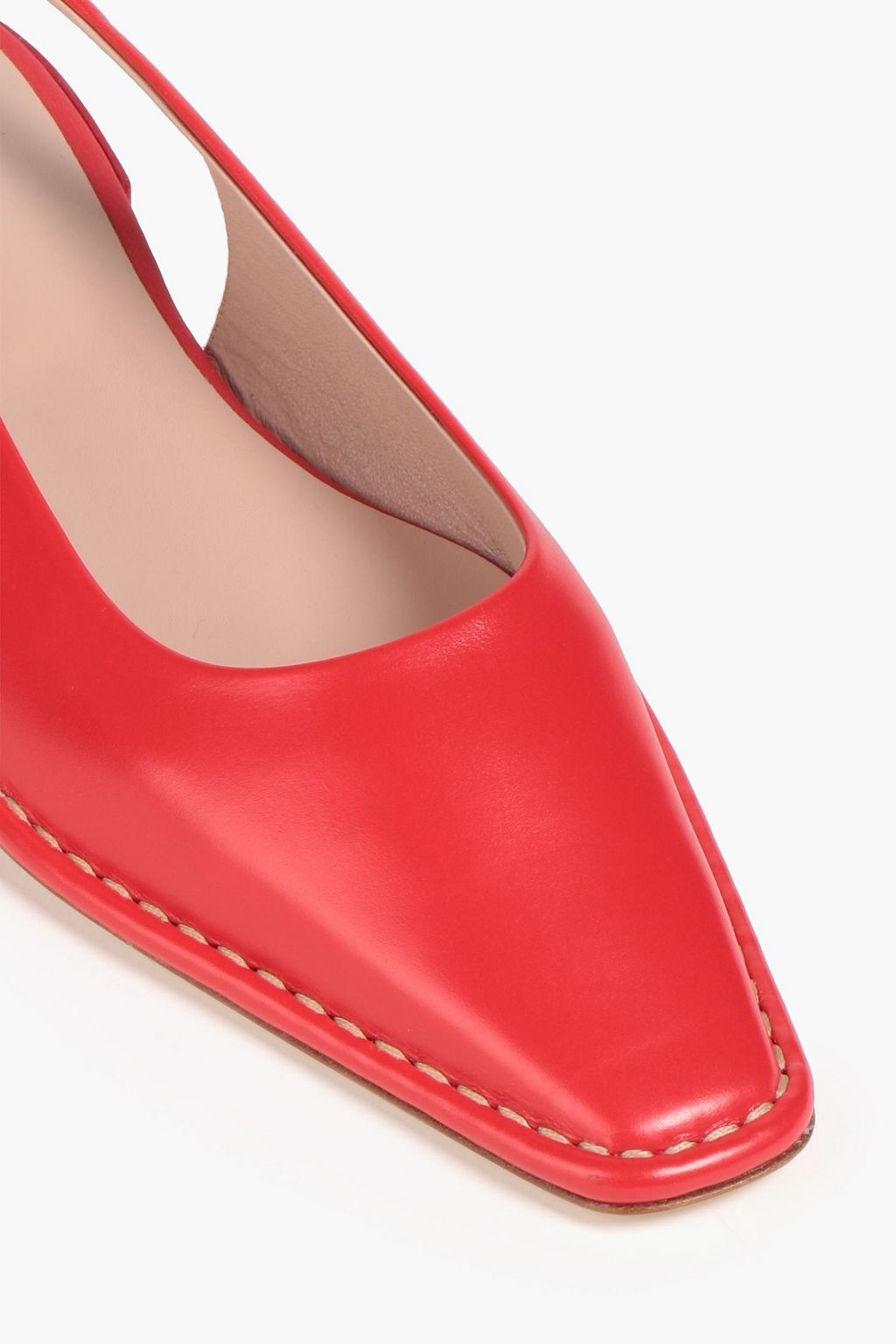TOD'S Leather slingback flats