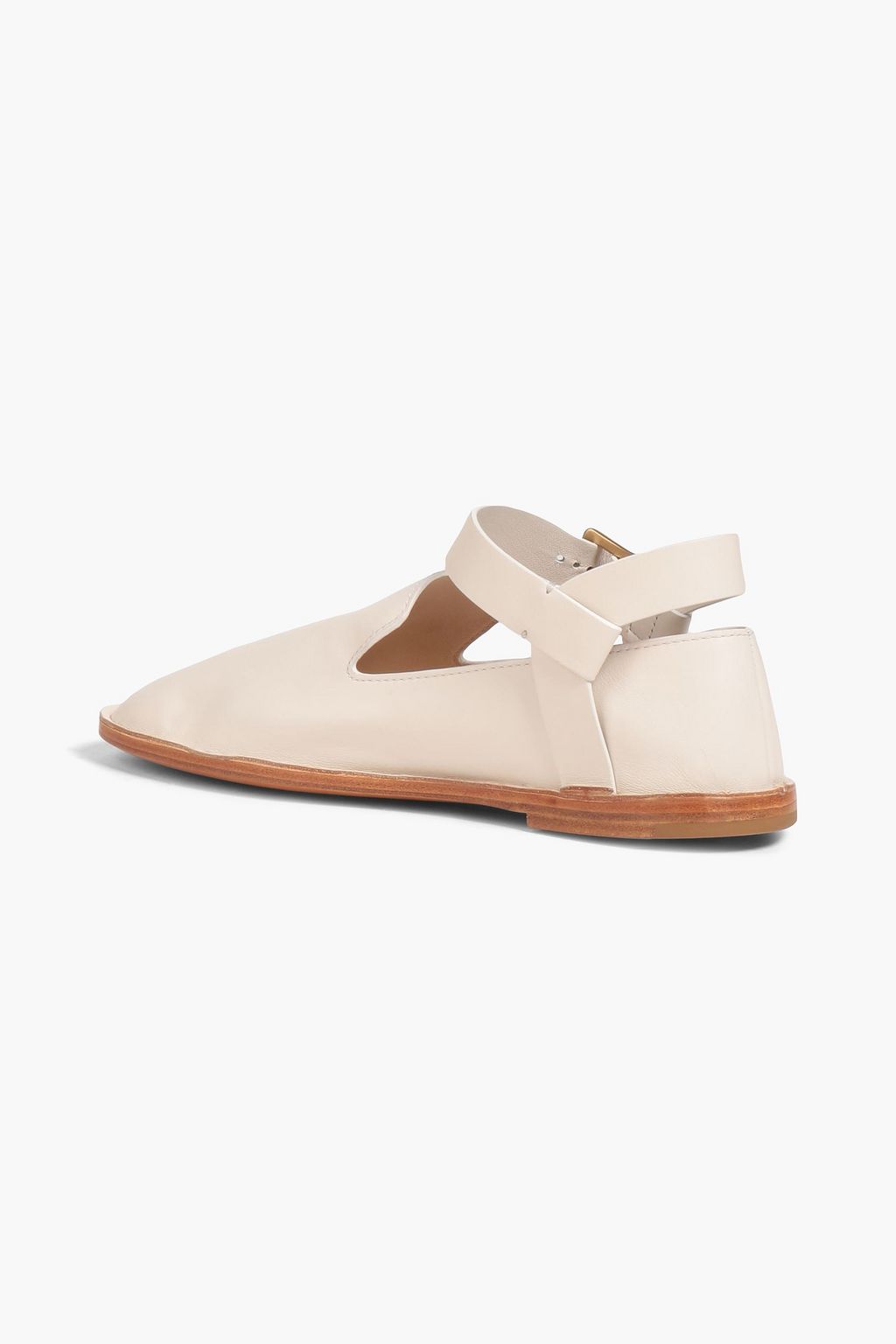 TOD'S حذاء مسطح من الجلد المحبب