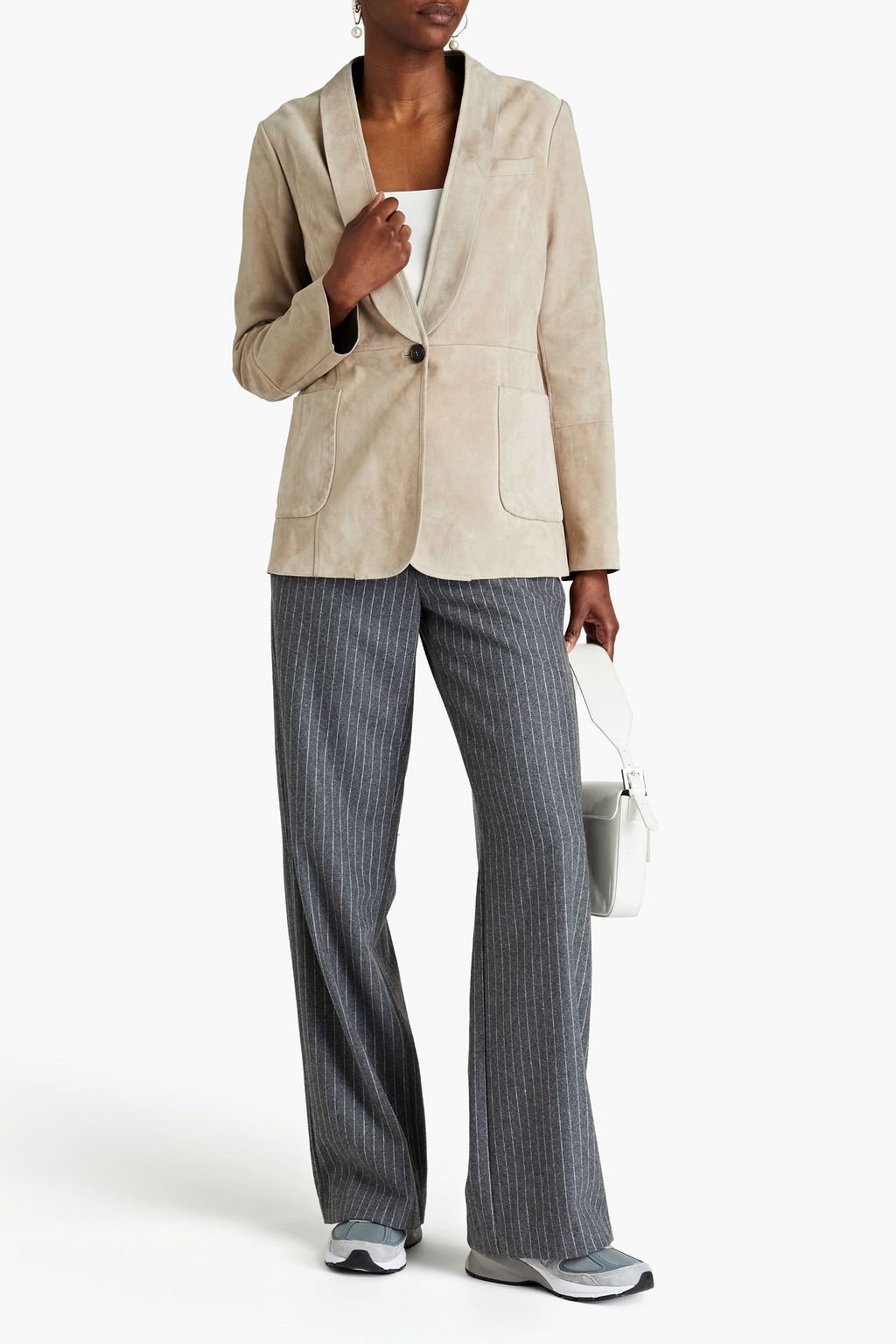 BRUNELLO CUCINELLI Suede blazer