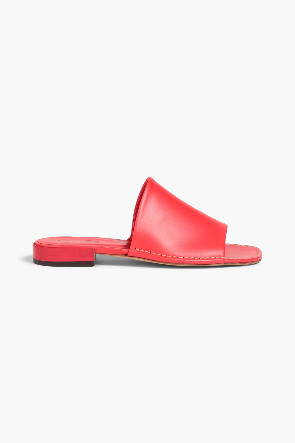 Leather mules