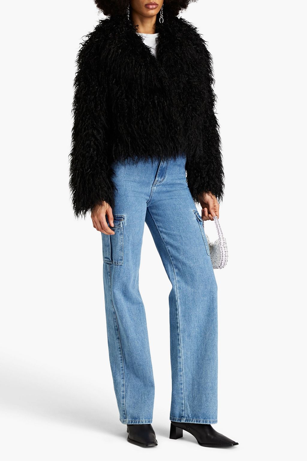 STAND STUDIO Faux fur jacket