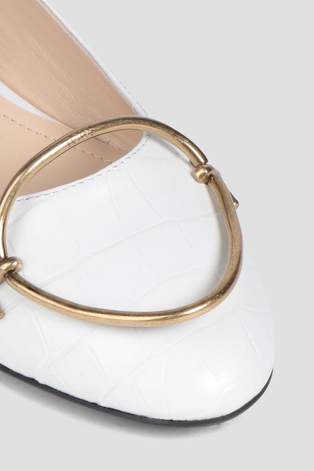 TOD'S Ballerinas aus Leder mit Ringverzierungen