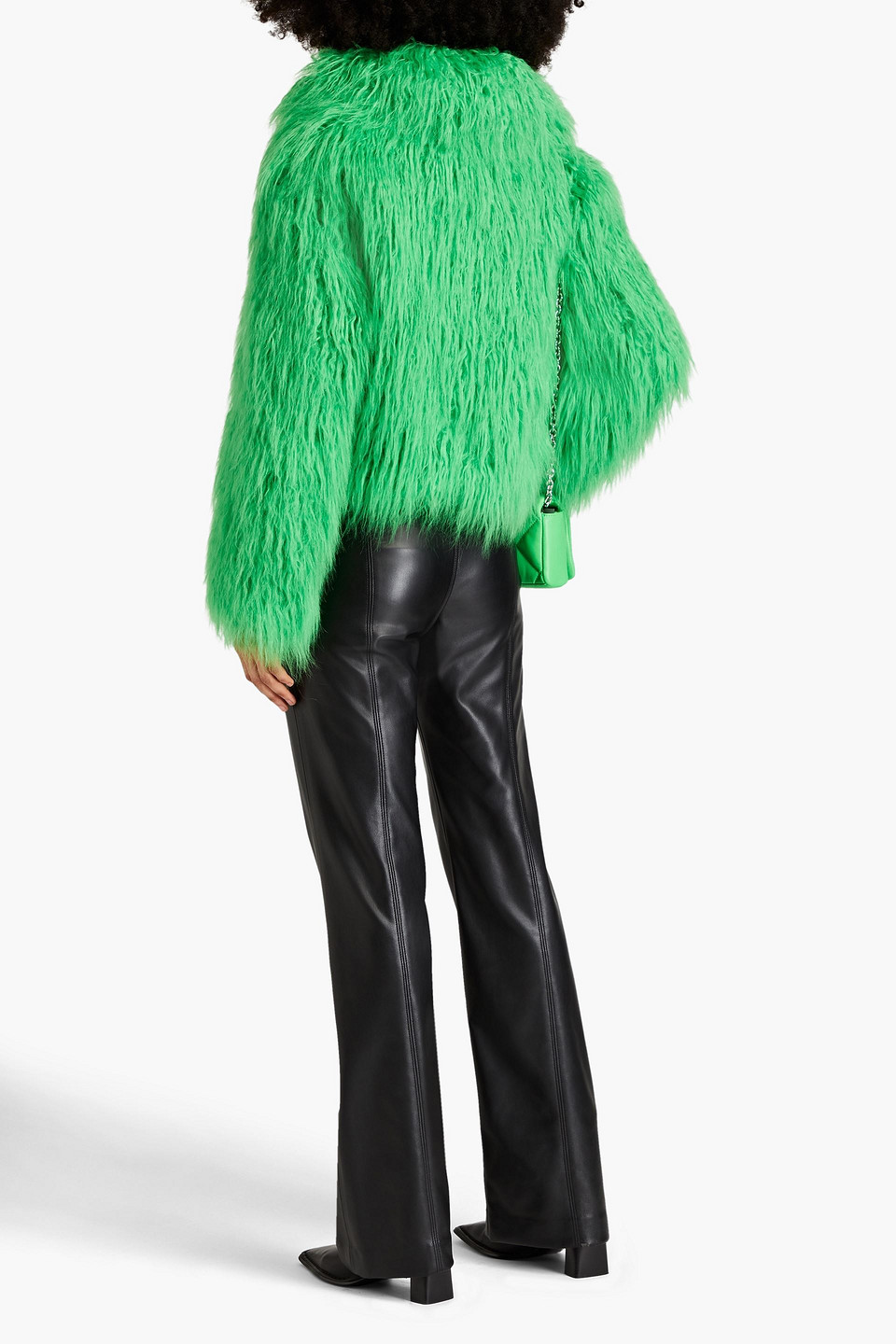 STAND STUDIO JANET FAUX FUR JACKET 