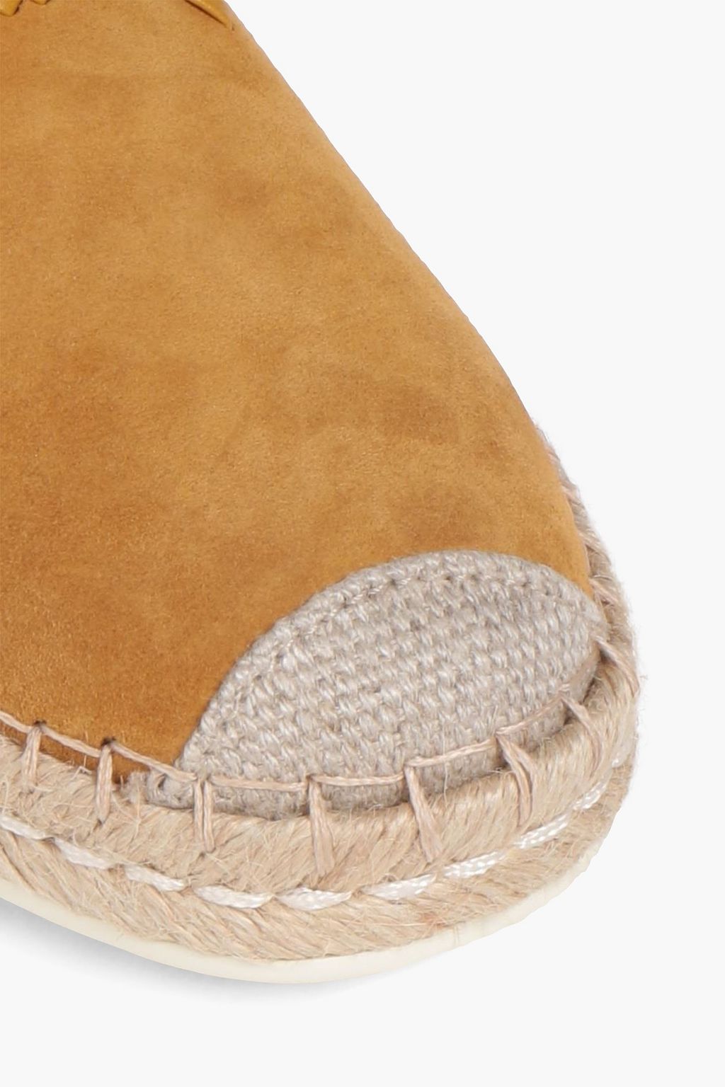 TOD'S Double T suede collapsible-heel espadrilles