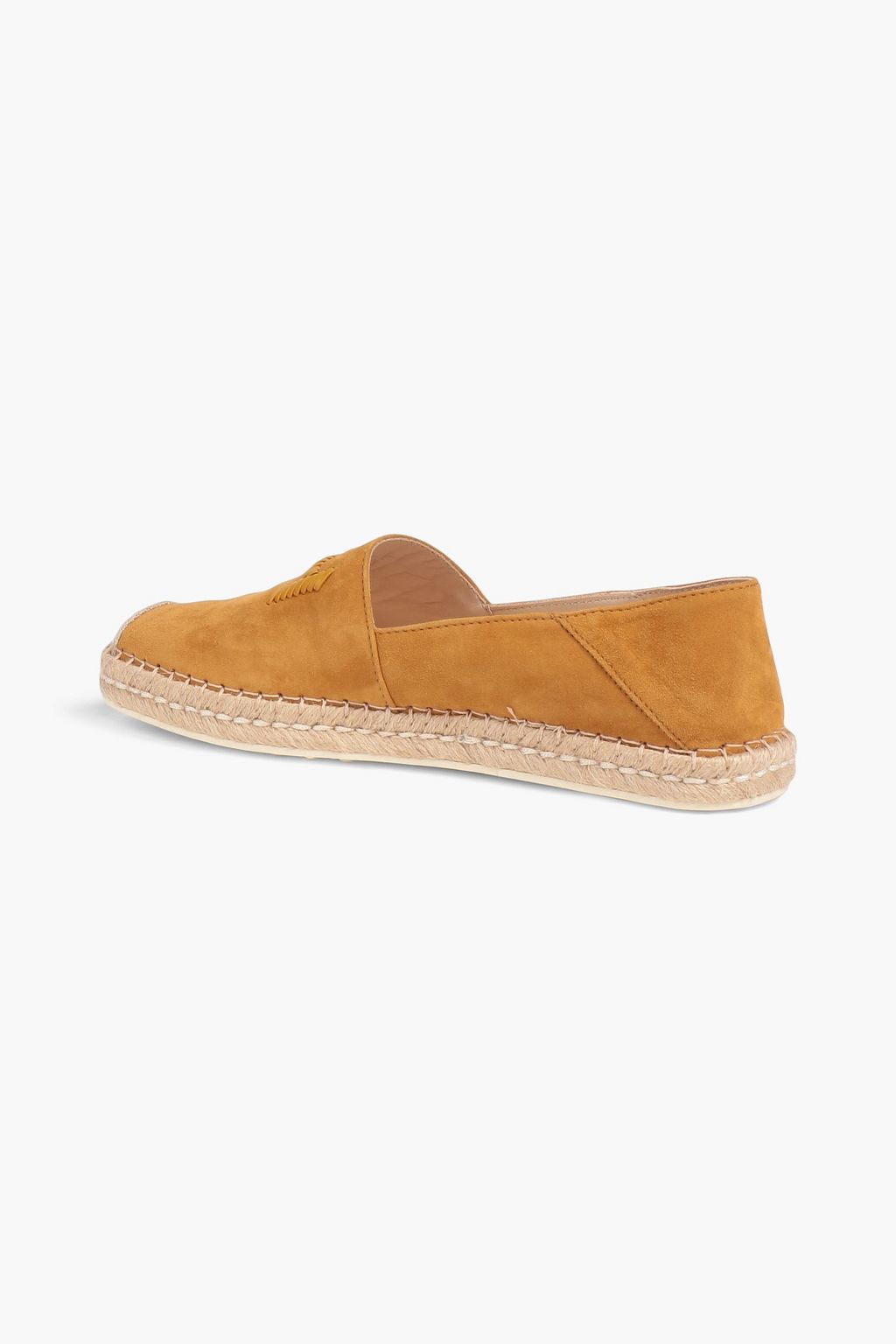 TOD'S Double T suede collapsible-heel espadrilles