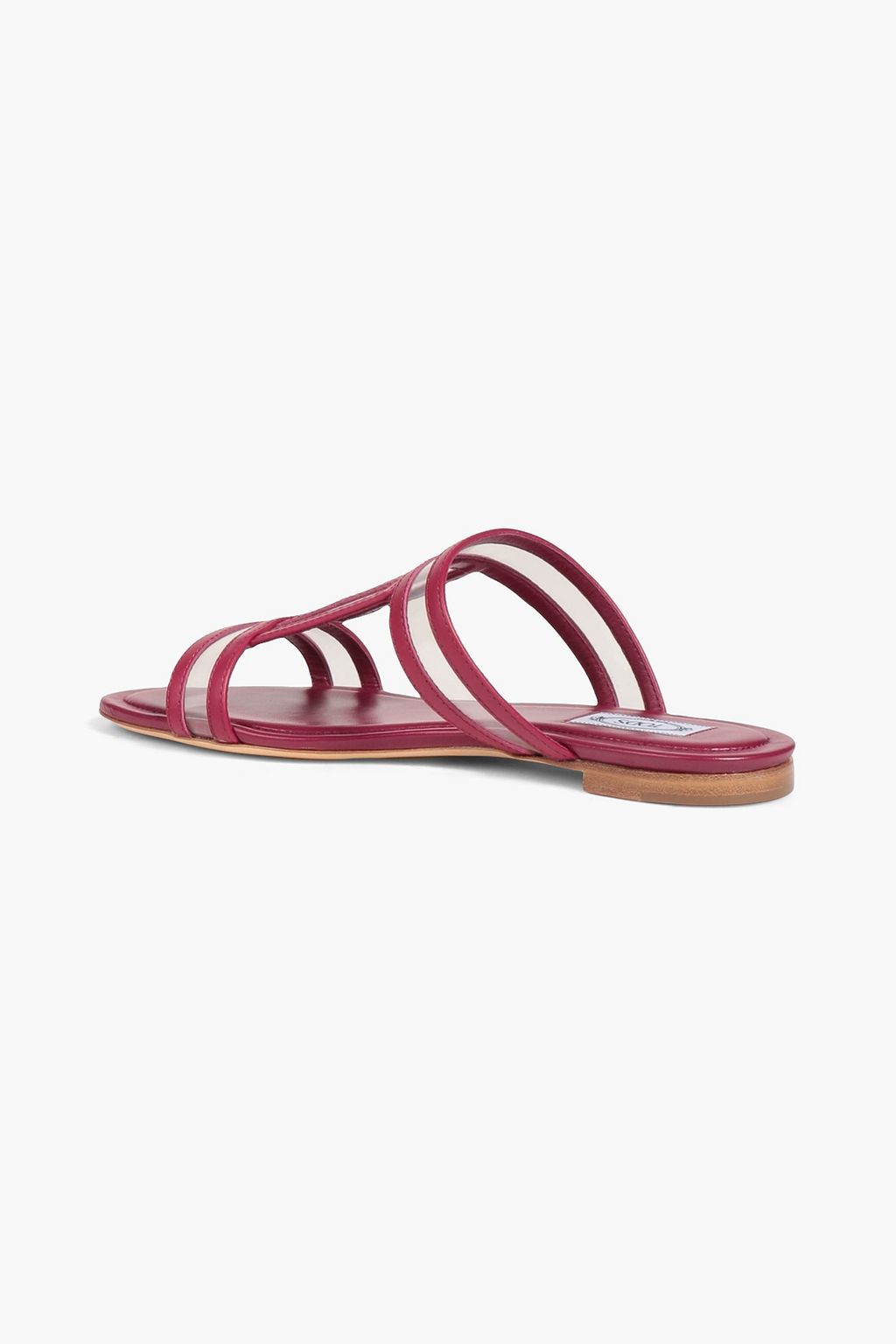 TOD'S Sandalen aus Leder und PVC