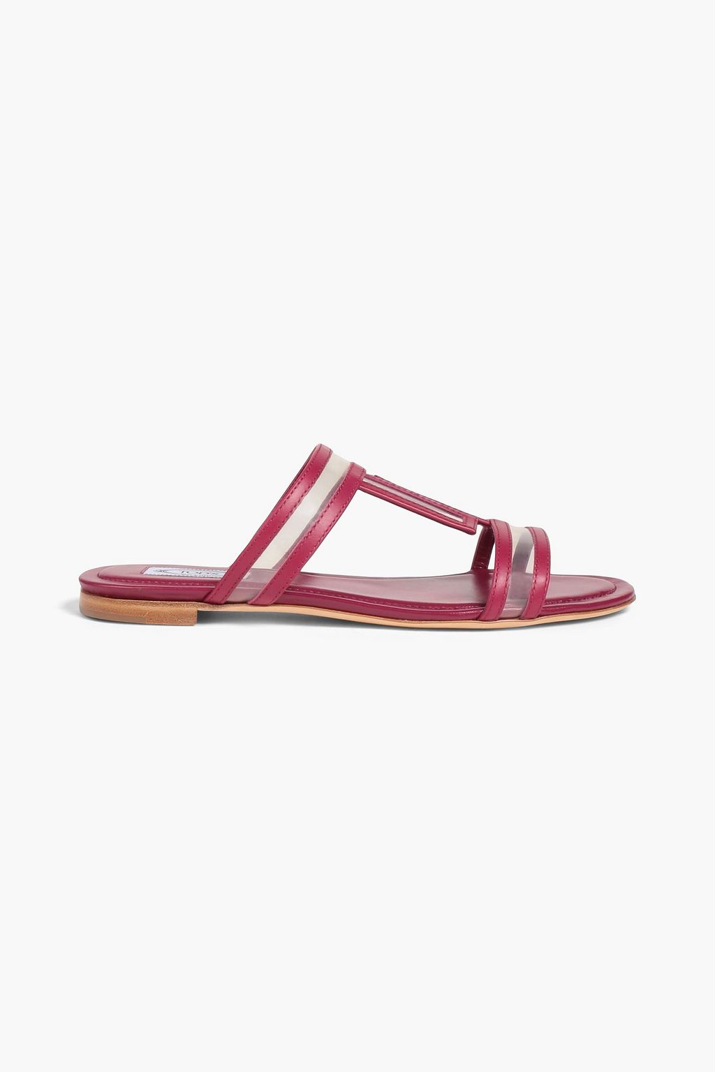 TOD S Leather and PVC sandals THE OUTNET