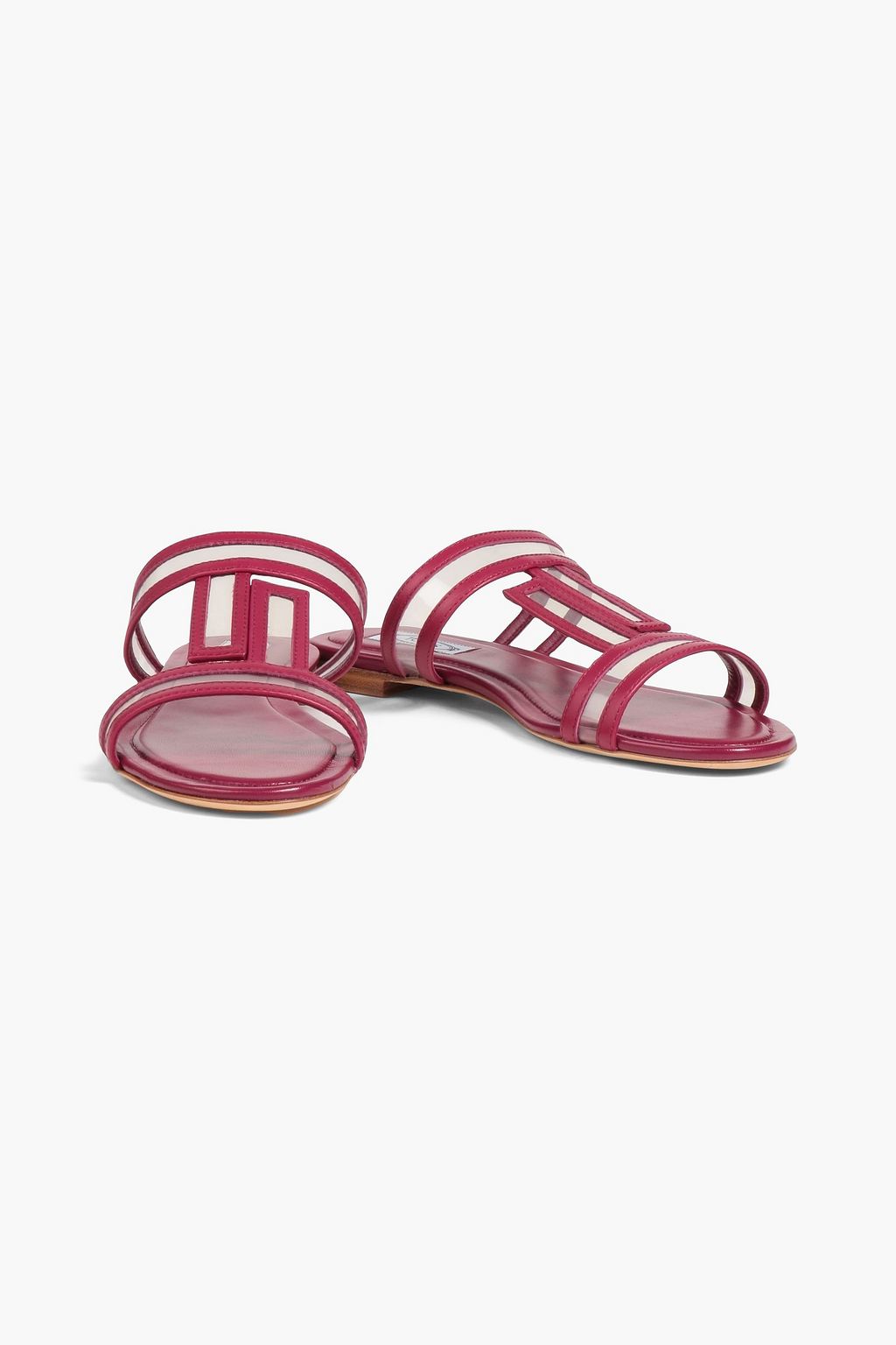 TOD'S Sandalen aus Leder und PVC