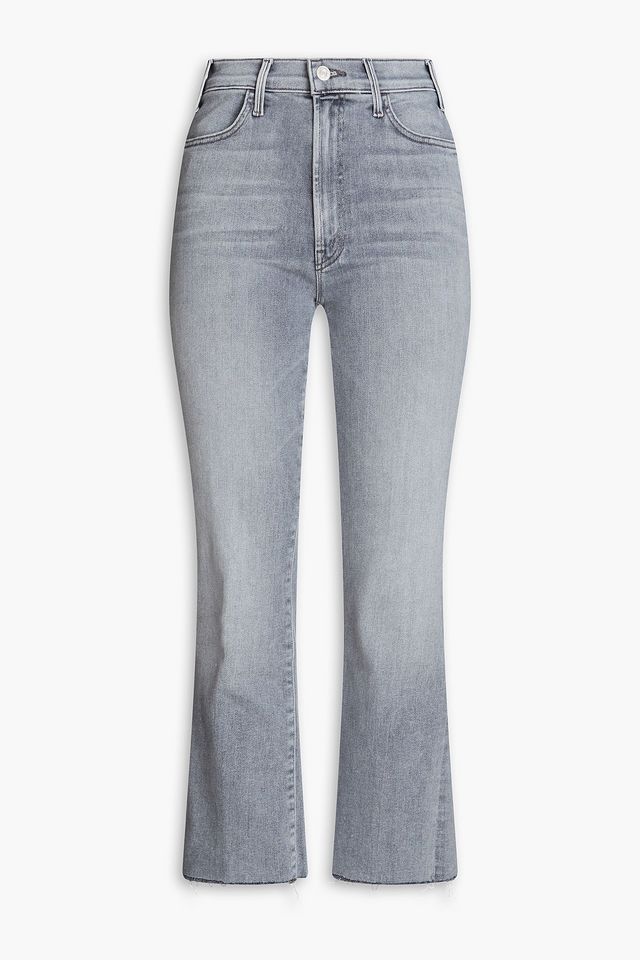 The Hustler Ankle faded high-rise flared jeans
