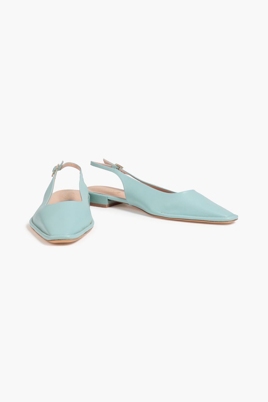 TOD'S Leather slingback flats