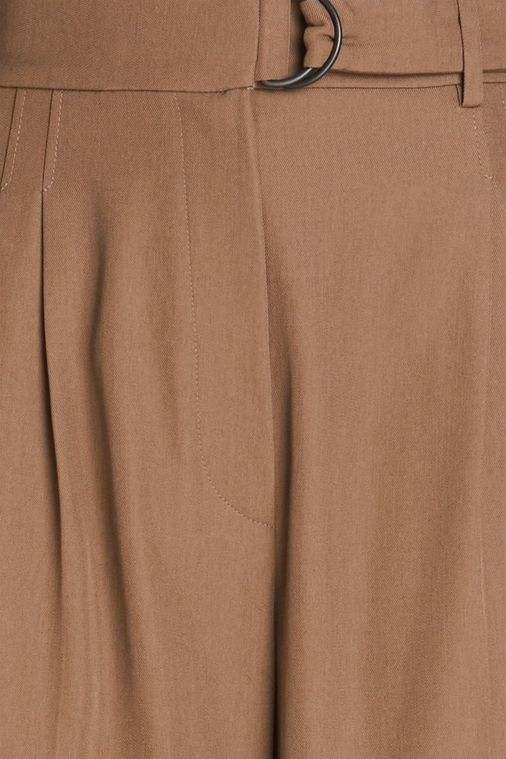 BRUNELLO CUCINELLI Cropped Hose mit geradem Bein aus Twill aus einer Woll-Baumwollmischung