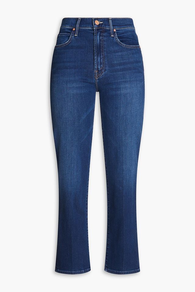 The Kick It cropped mid-rise straight-leg jeans