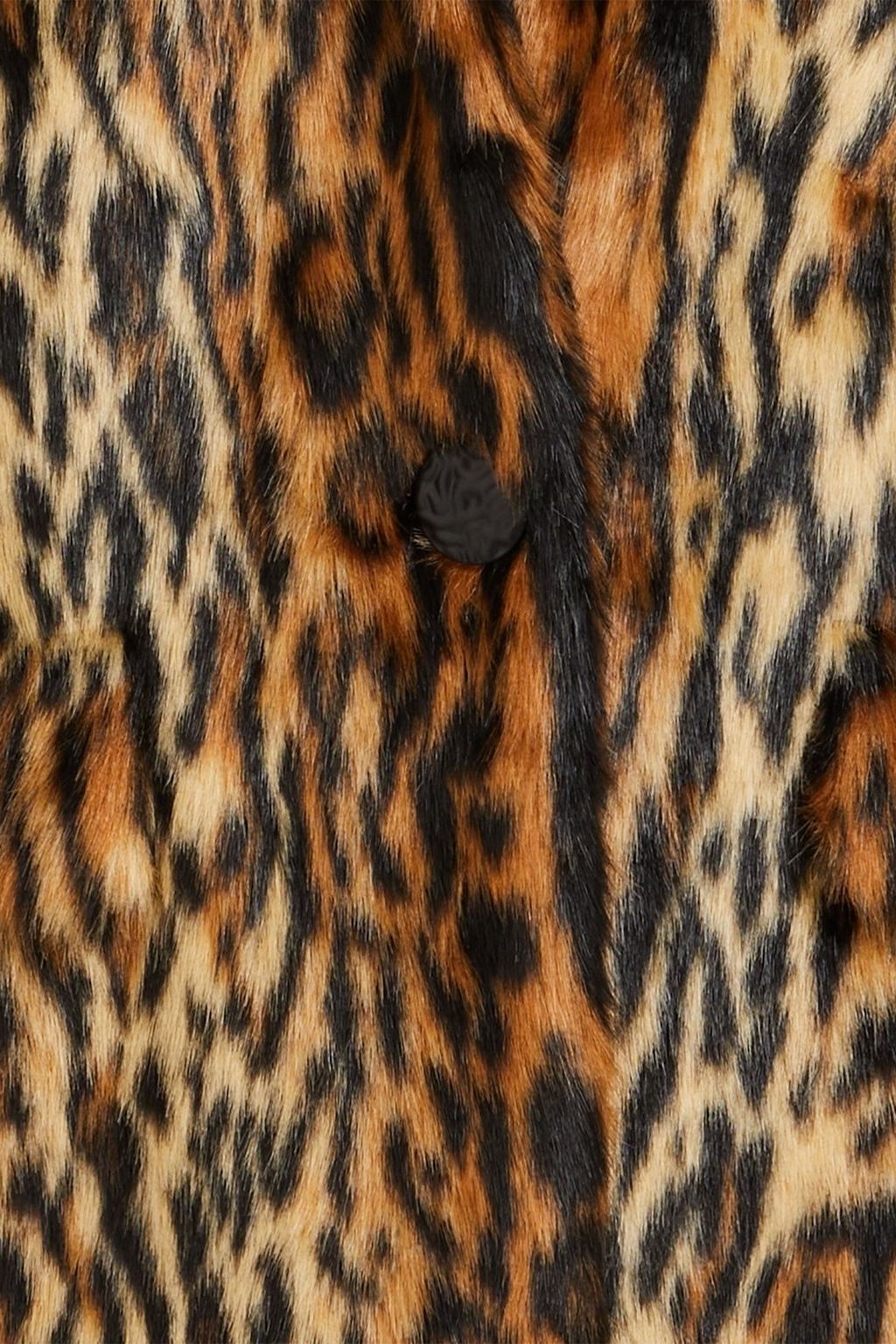 STAND STUDIO Leopard-print faux fur jacket