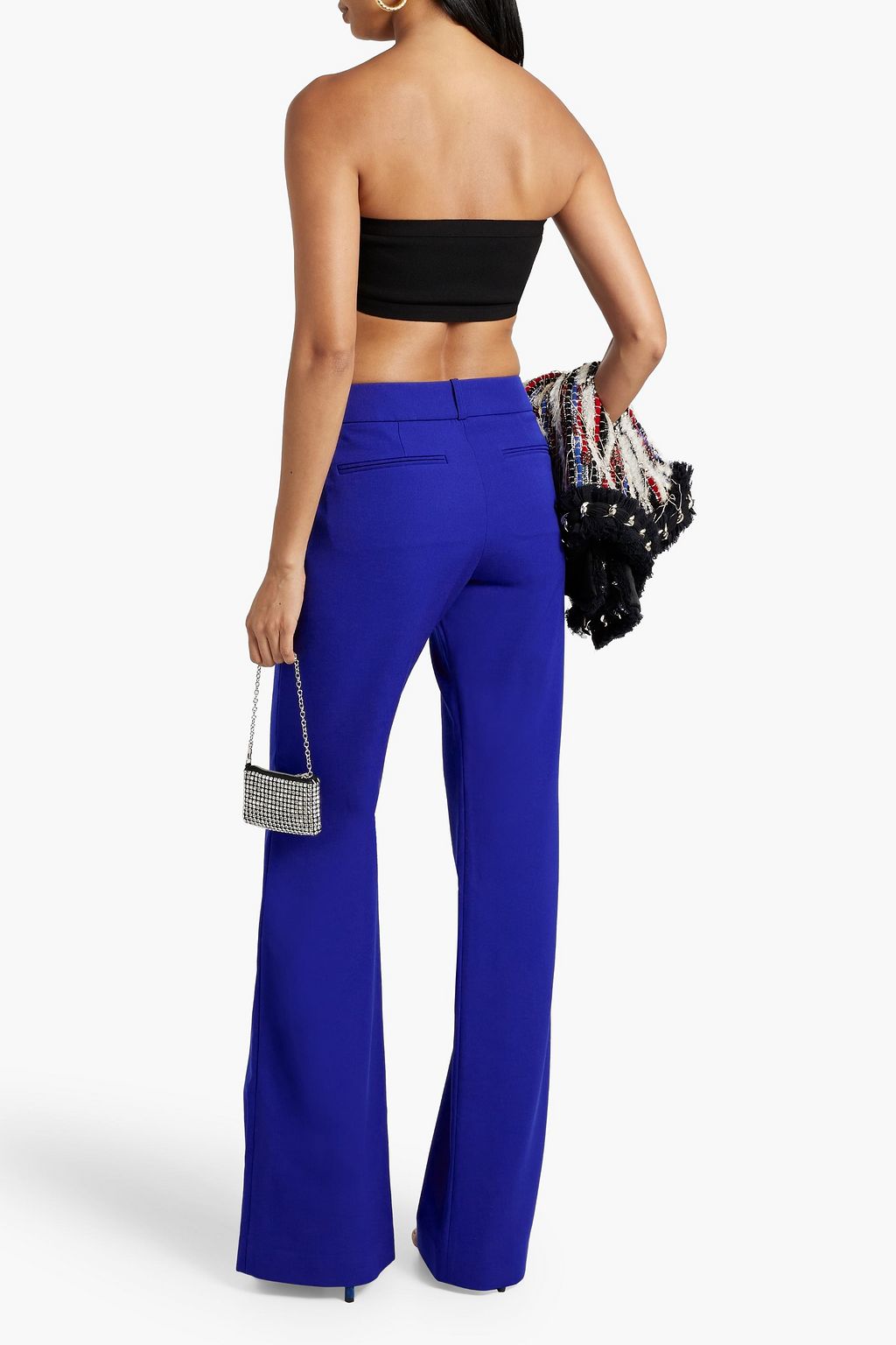 BALMAIN Wool-twill flared pants