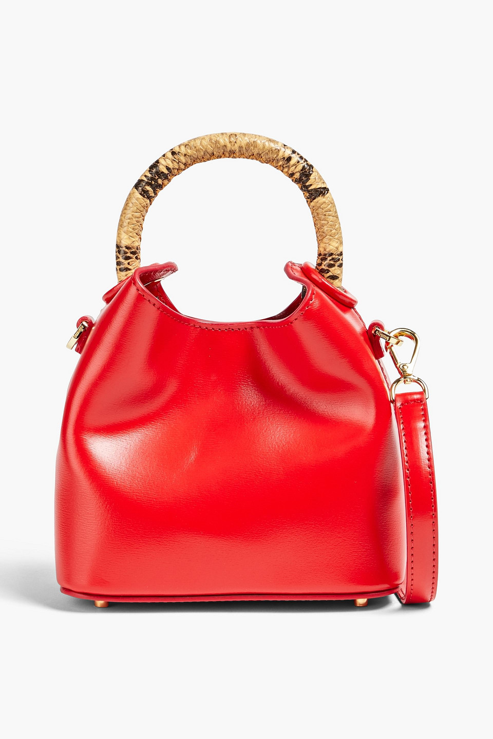 Elleme Madeleine Leather Tote In Blue