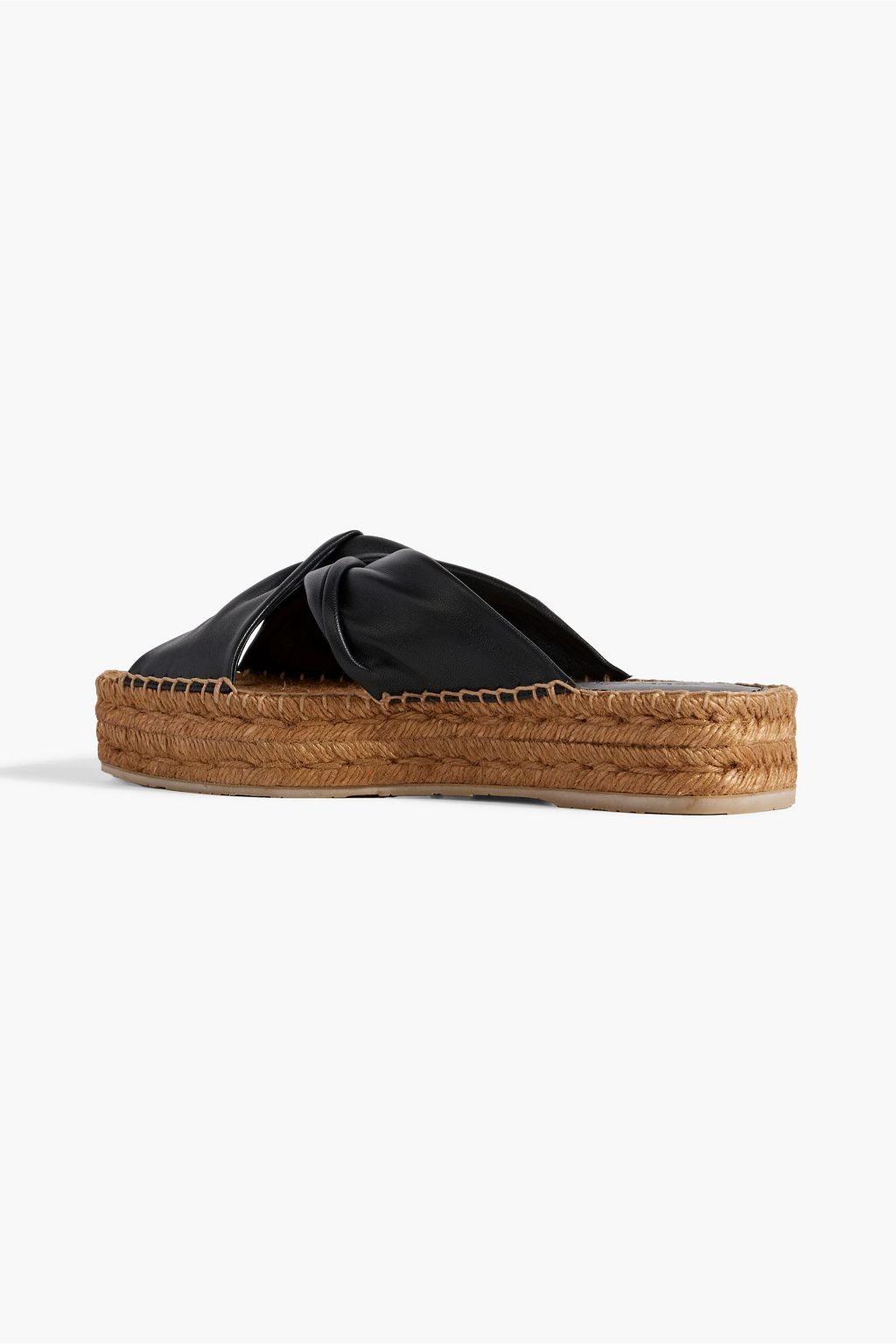JIMMY CHOO Daja 45 twisted leather espadrille platform sandals