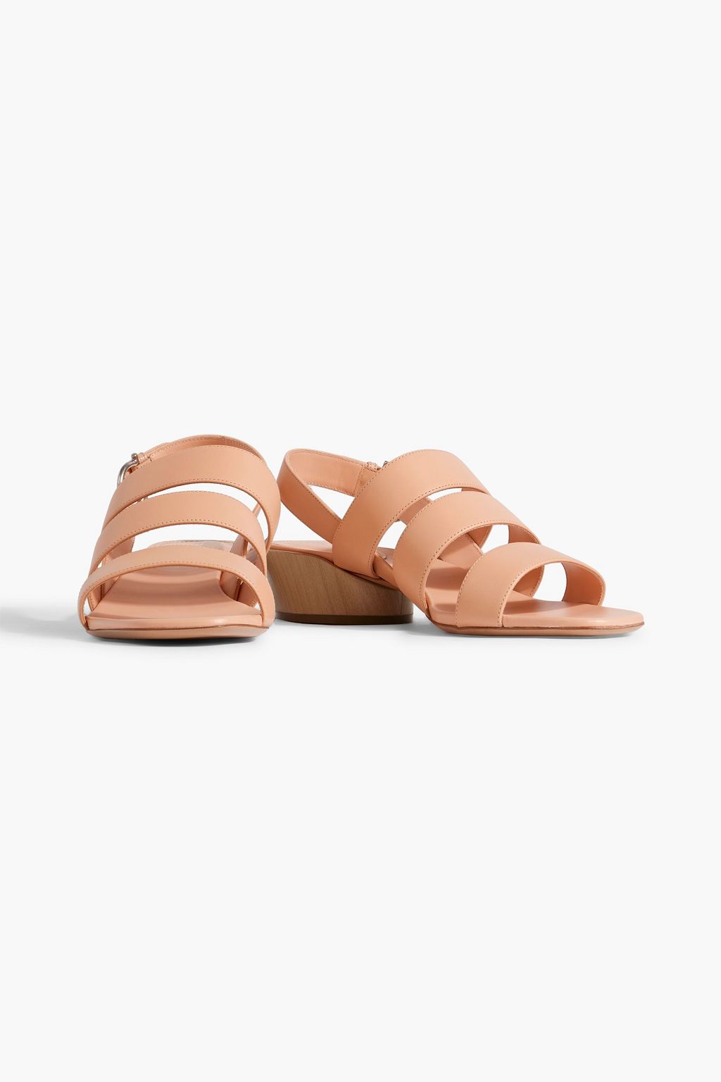 FERRAGAMO 트레체 30 가죽 슬링백 샌들