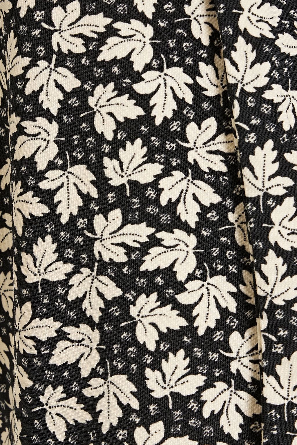 NORMA KAMALI Printed stretch-jersey blouse