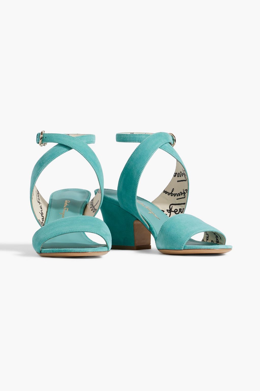 FERRAGAMO Sheena suede sandals