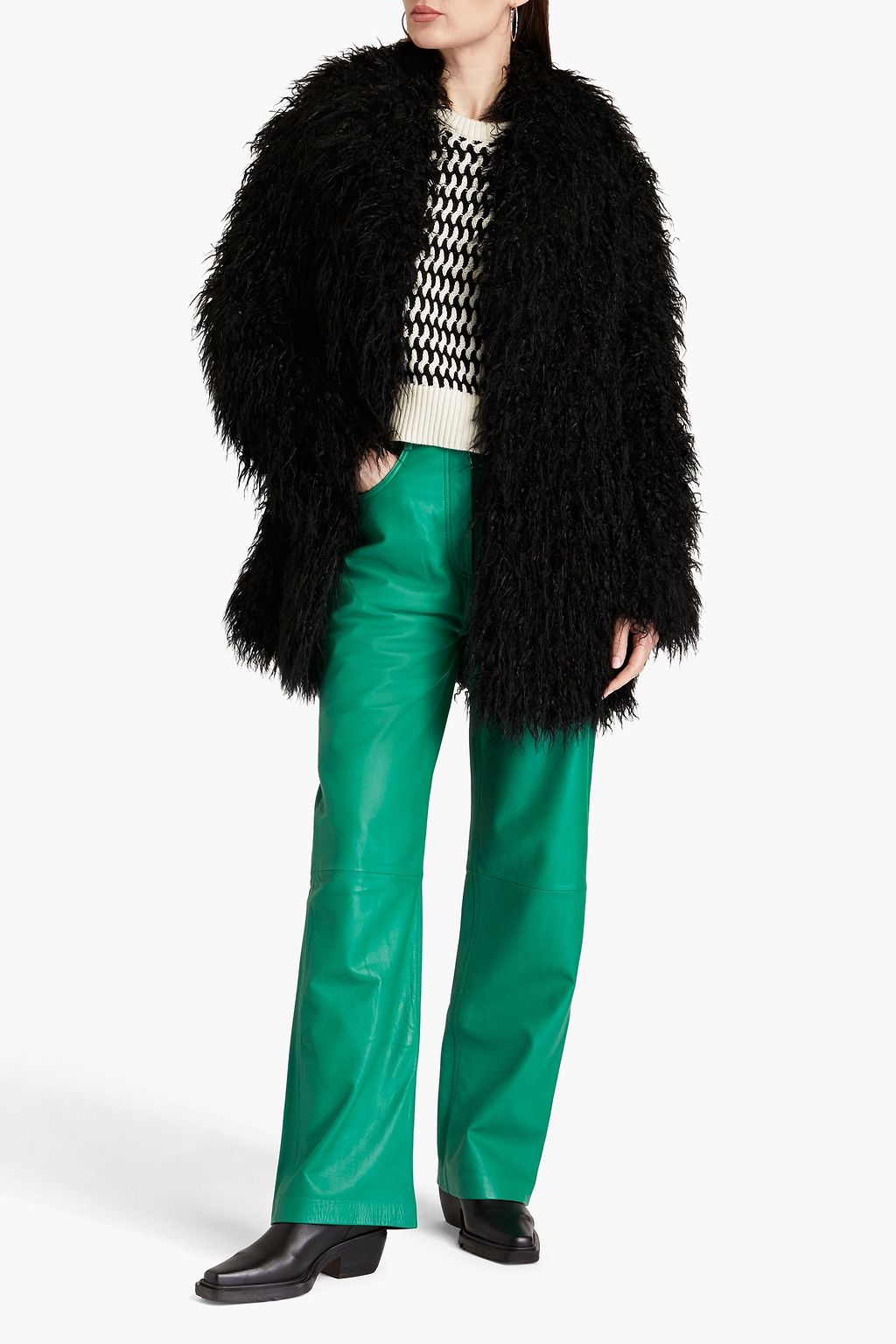 STAND STUDIO Janice faux fur jacket