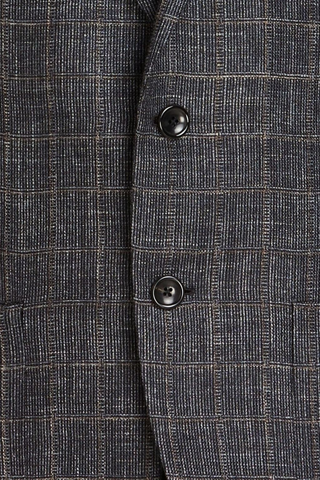 ZEGNA Checked wool, silk and linen-blend blazer