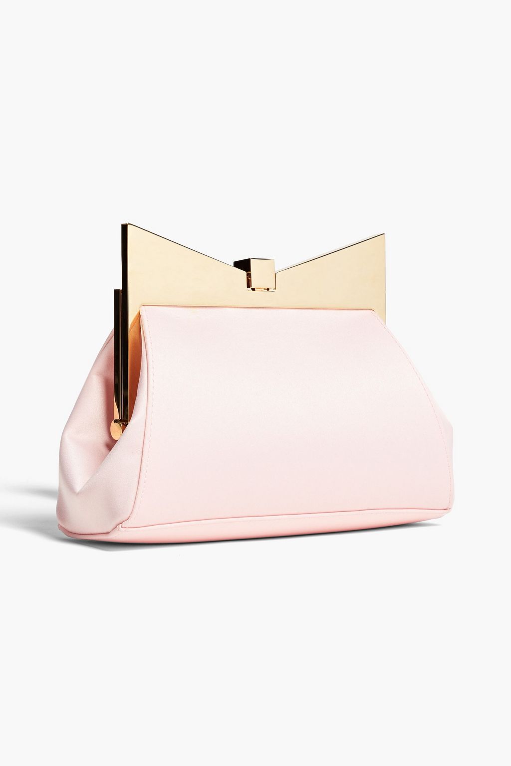 SARA BATTAGLIA Lady Me satin box clutch