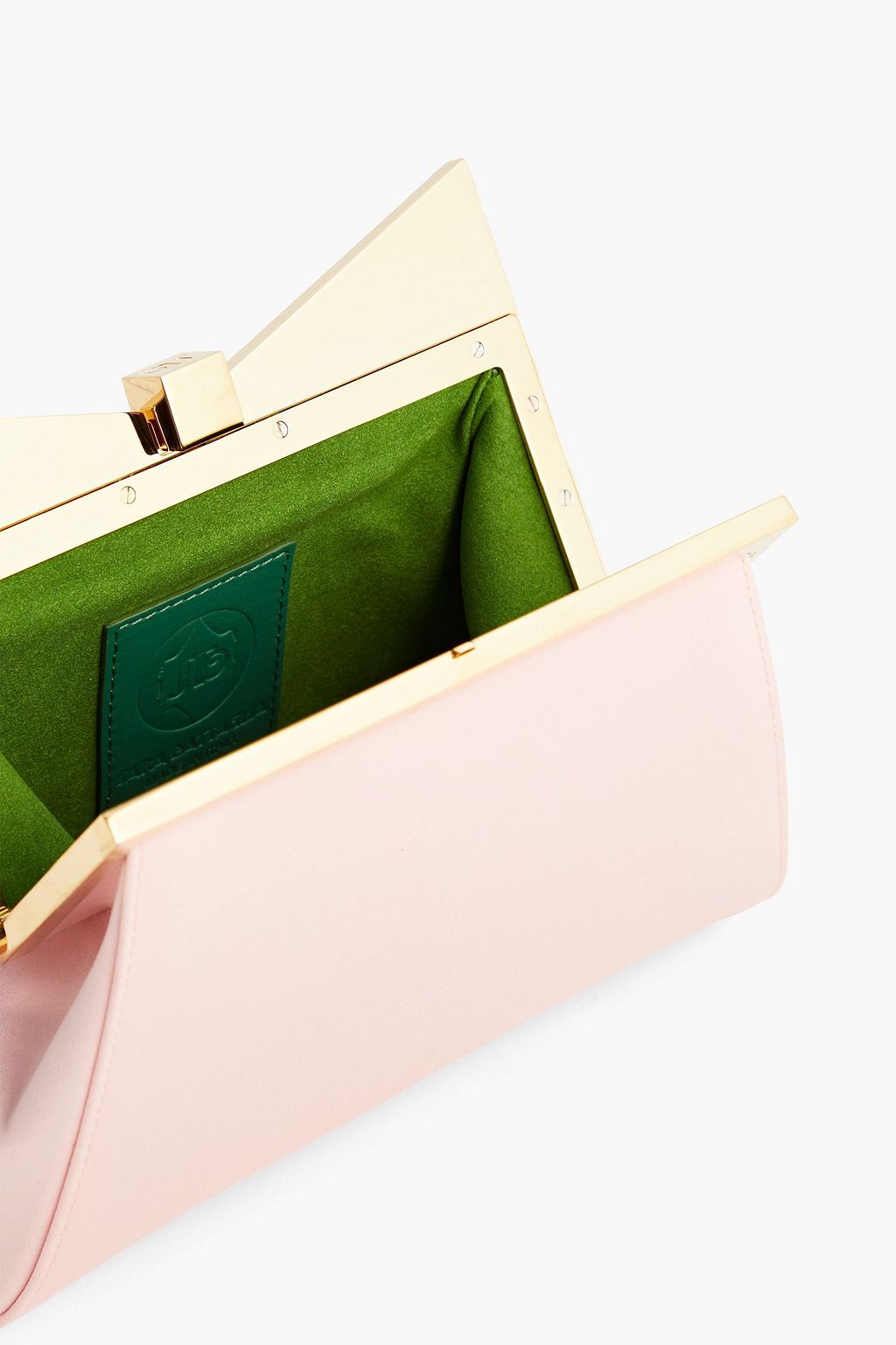 SARA BATTAGLIA Lady Me satin box clutch