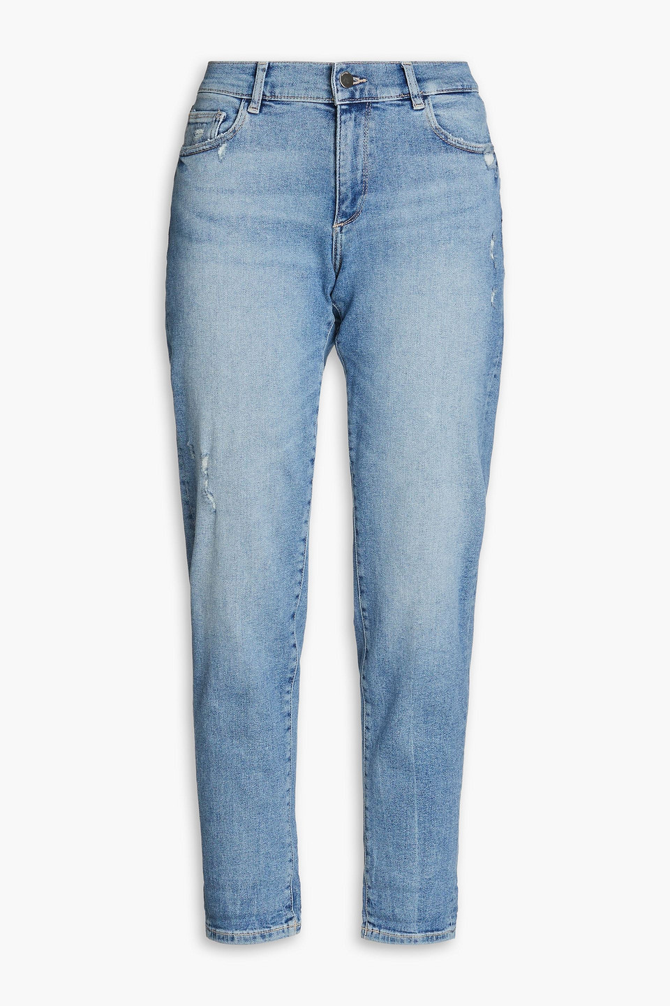 Dl1961 Riley Faded Boyfriend Jeans In Mid Denim