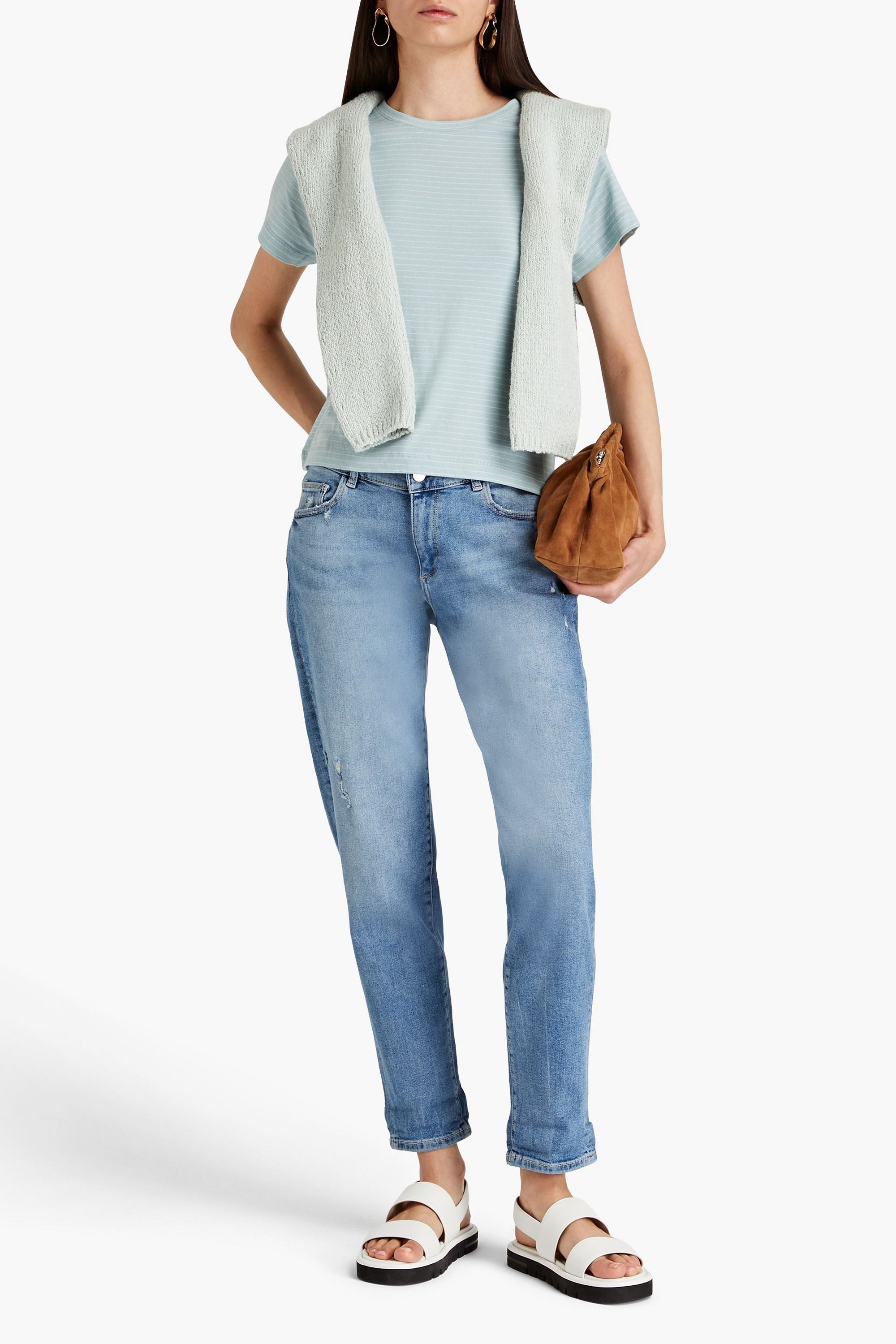 DL1961 Riley faded boyfriend jeans