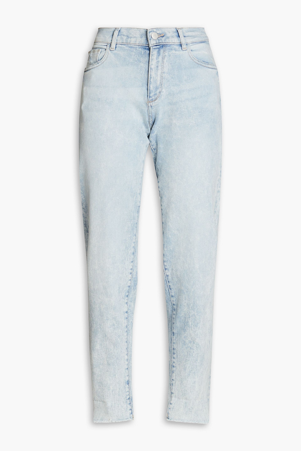 Dl1961 Riley Faded Boyfriend Jeans In Light Denim