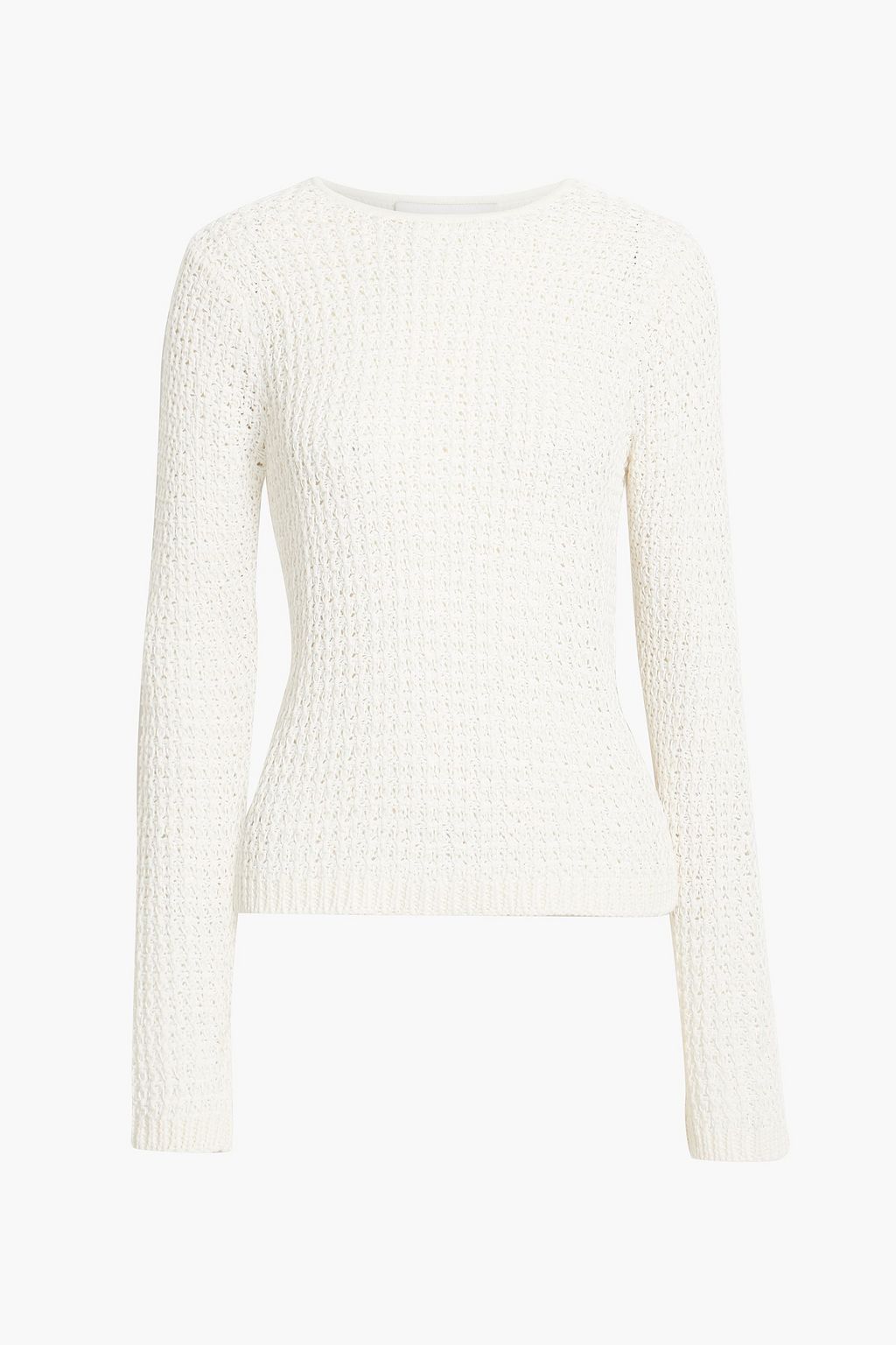 3.1 PHILLIP LIM Cutout crochet-knit cotton-blend sweater | THE OUTNET