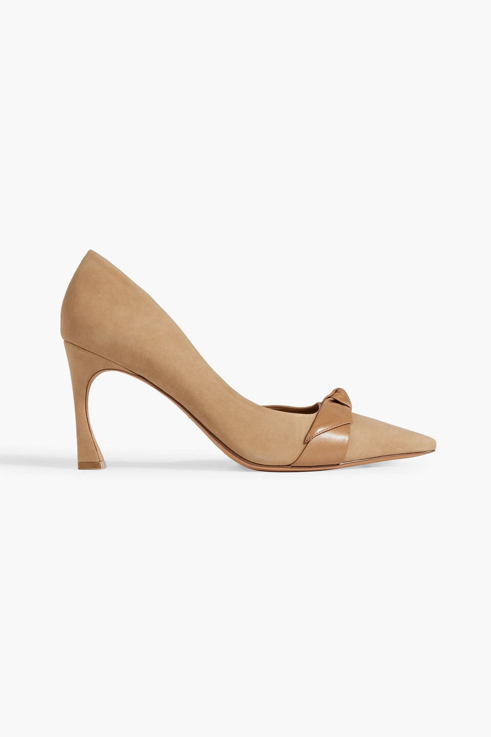 Alexandre Birman Clarita Bow Sandals In Light Brown