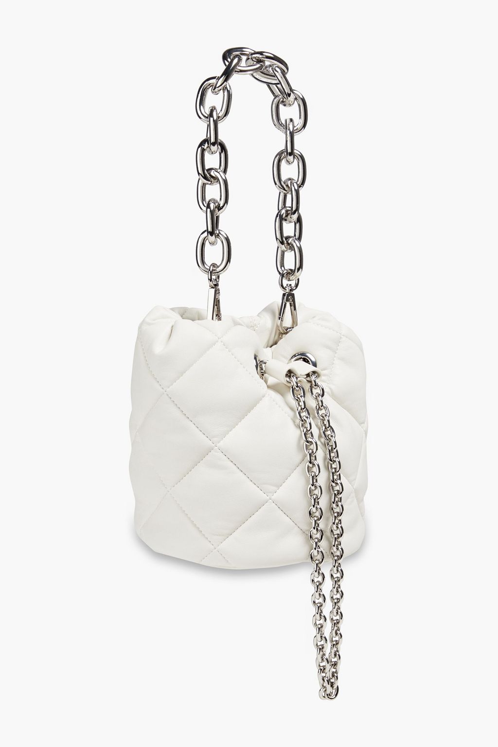 STAND STUDIO Yvette Beuteltasche aus gestepptem Kunstleder