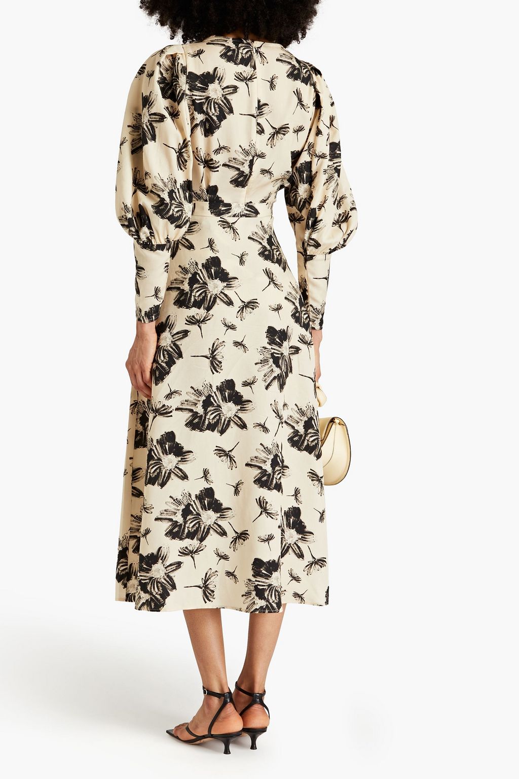 MOTHER OF PEARL Amelie floral-print TENCEL™ Lyocell-twill midi skirt
